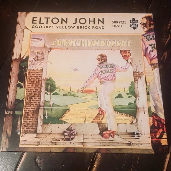 Elton John Goodbye Yellow Brick Road Puzzle